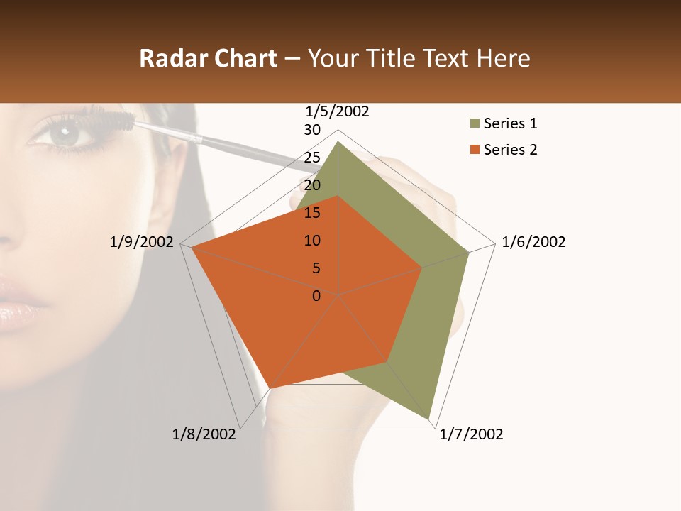 Sunset Senior Wave PowerPoint Template