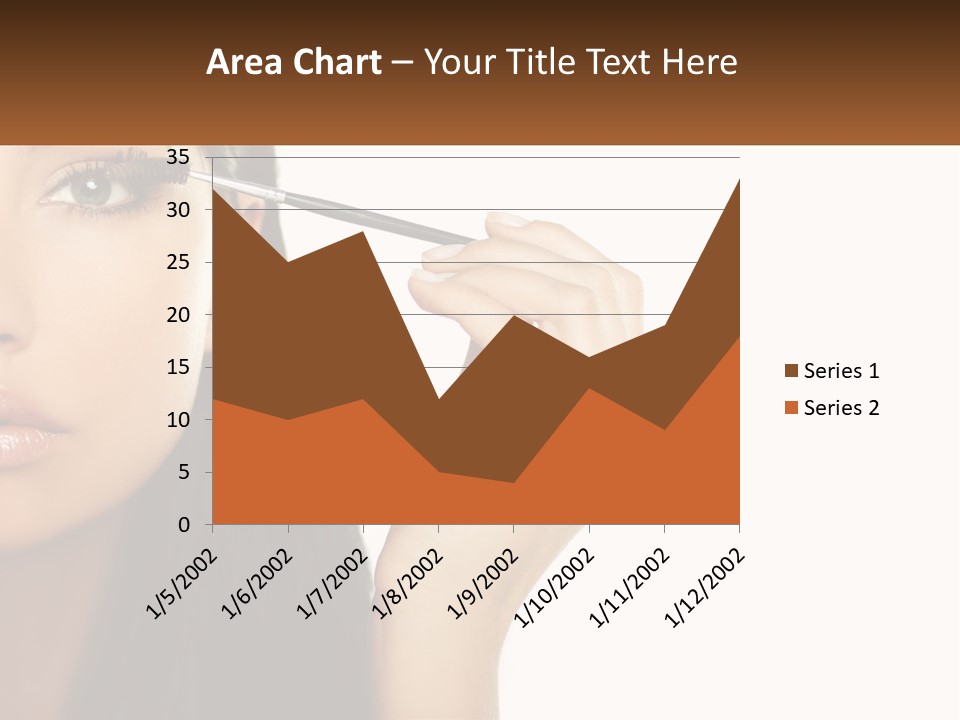 Sunset Senior Wave PowerPoint Template