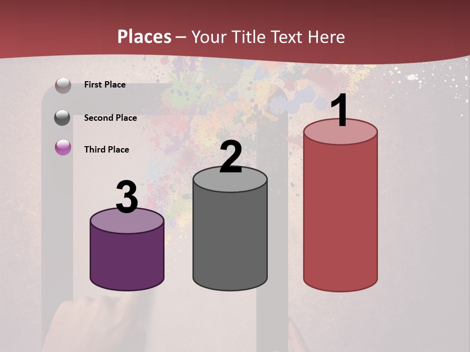 Single Sand Retirement PowerPoint Template