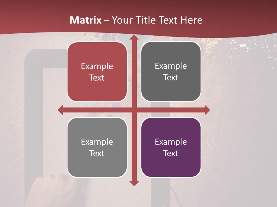 Single Sand Retirement PowerPoint Template