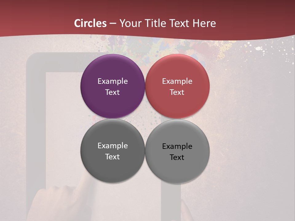 Single Sand Retirement PowerPoint Template