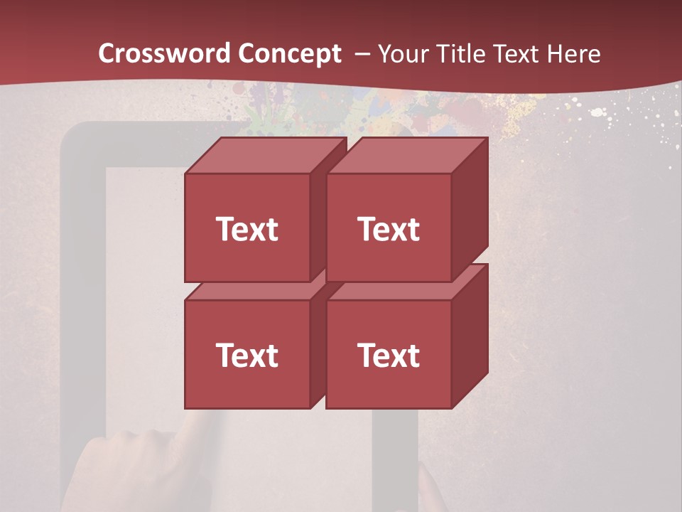 Single Sand Retirement PowerPoint Template
