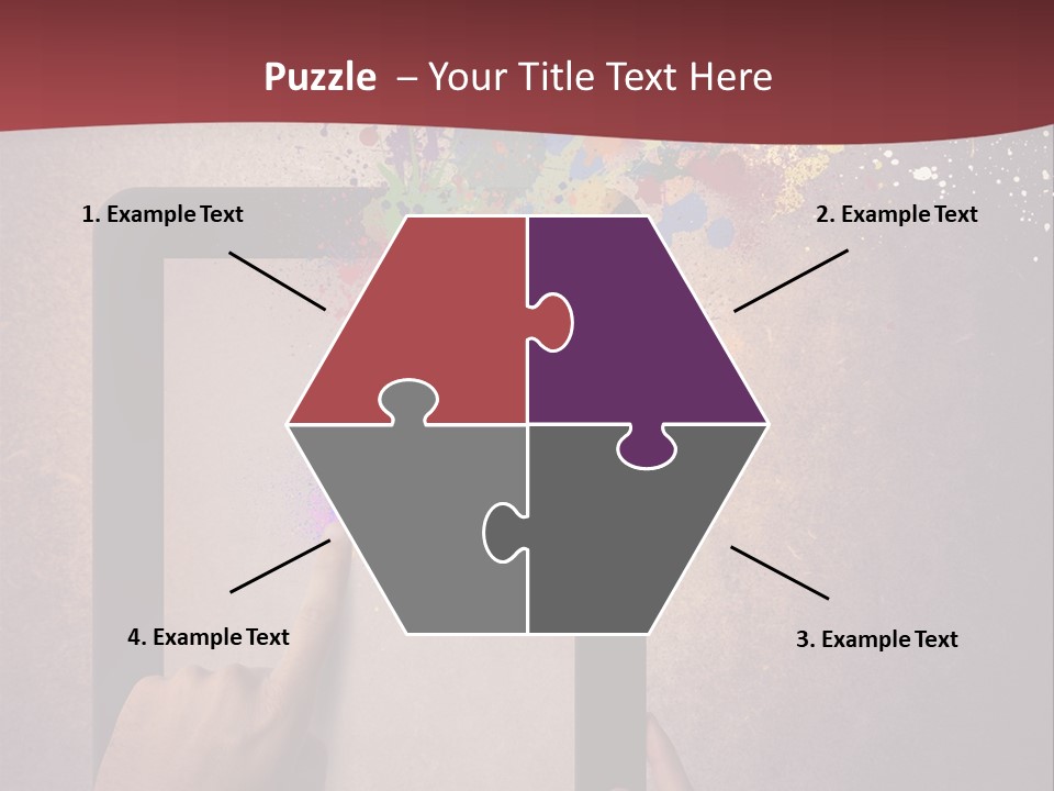 Single Sand Retirement PowerPoint Template