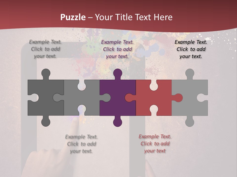 Single Sand Retirement PowerPoint Template