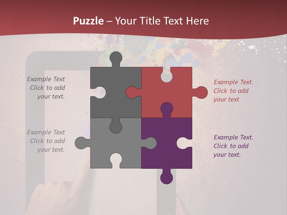 Single Sand Retirement PowerPoint Template