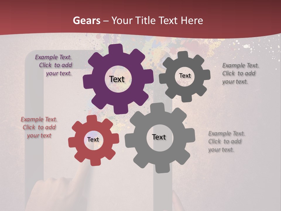 Single Sand Retirement PowerPoint Template