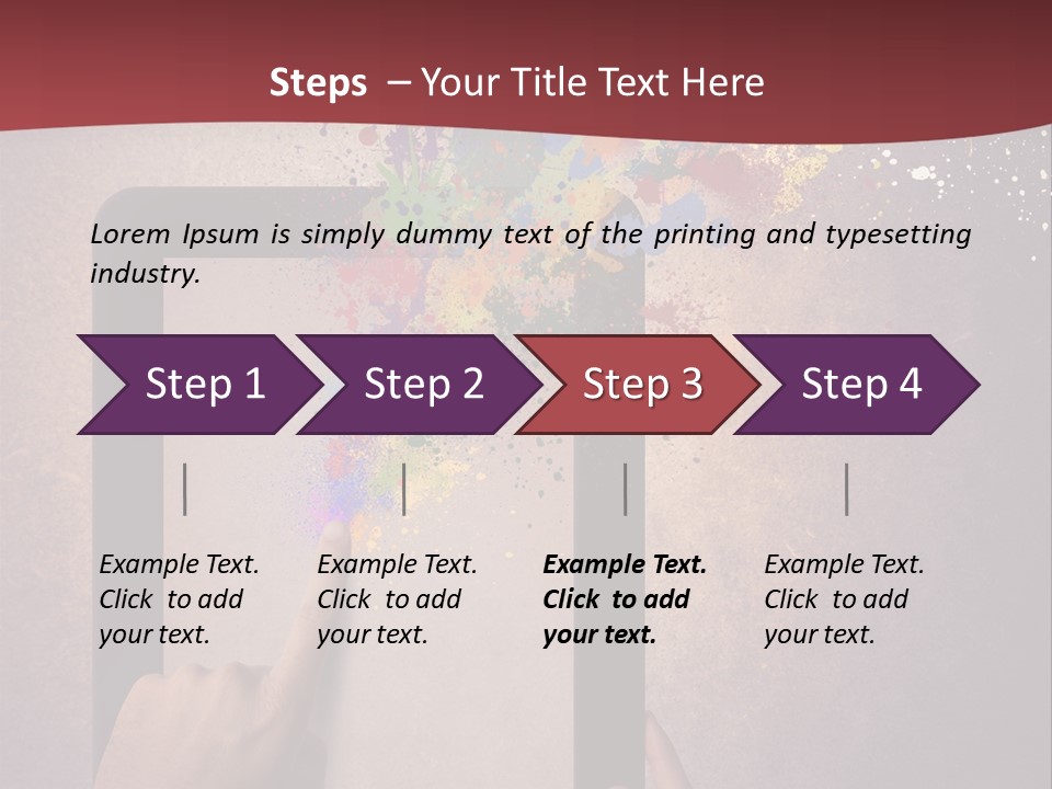 Single Sand Retirement PowerPoint Template