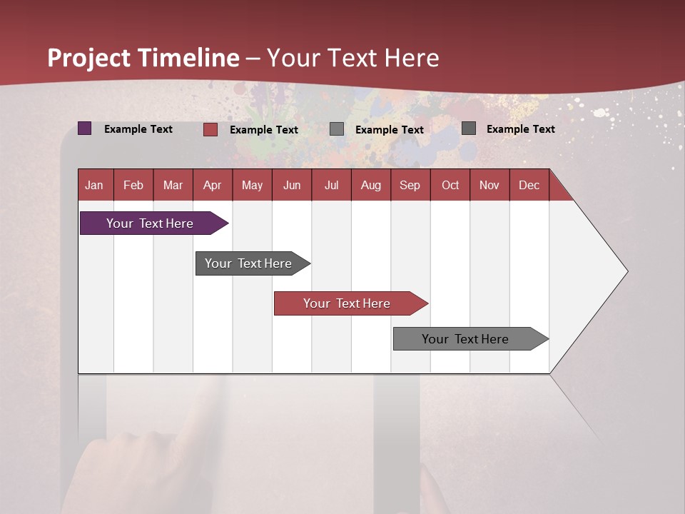 Single Sand Retirement PowerPoint Template