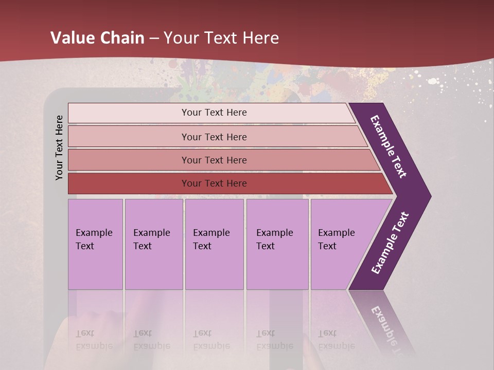 Single Sand Retirement PowerPoint Template