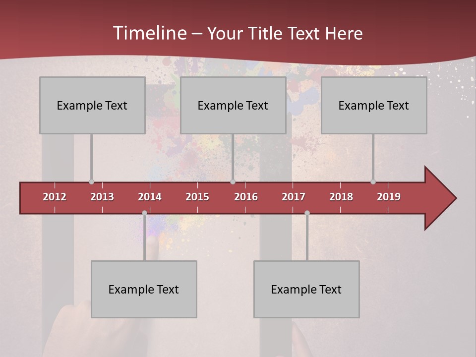 Single Sand Retirement PowerPoint Template