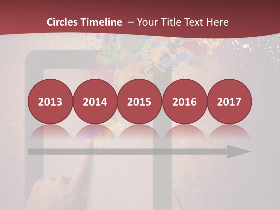 Single Sand Retirement PowerPoint Template