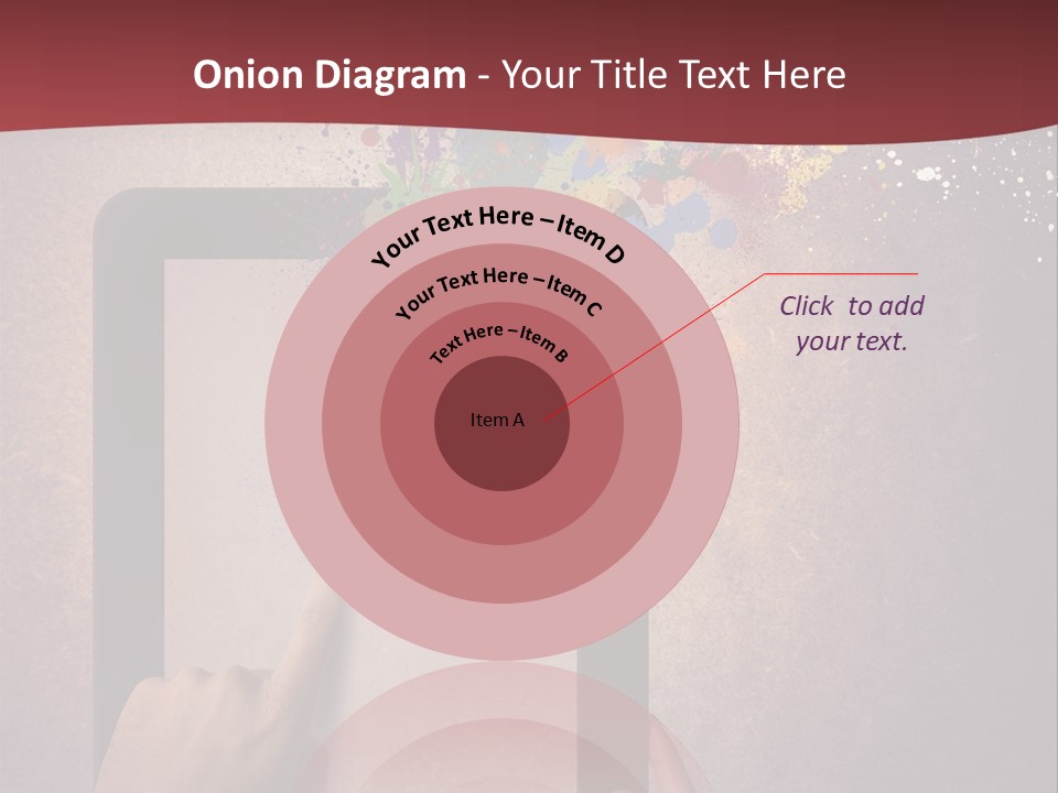 Single Sand Retirement PowerPoint Template