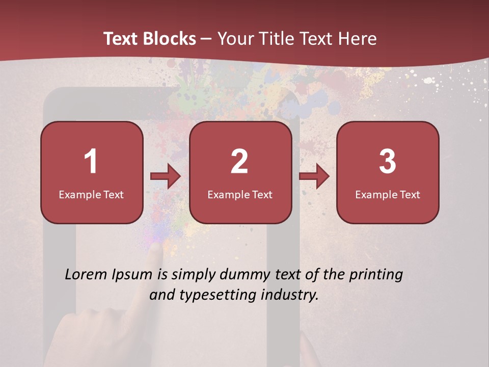 Single Sand Retirement PowerPoint Template