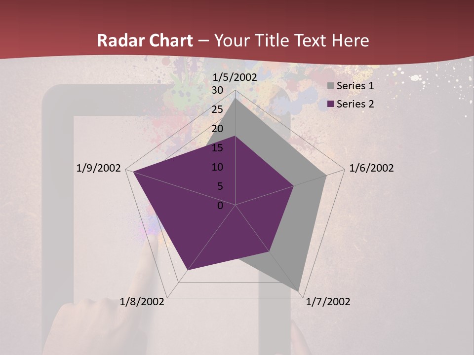 Single Sand Retirement PowerPoint Template