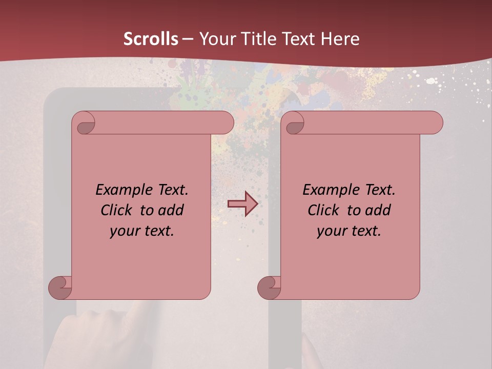 Single Sand Retirement PowerPoint Template
