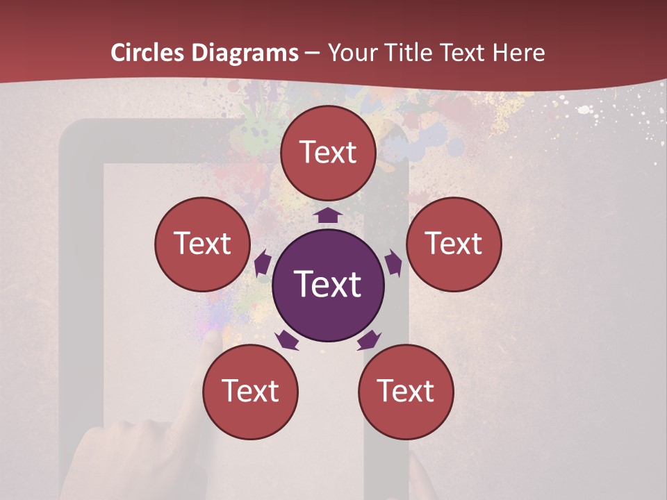 Single Sand Retirement PowerPoint Template