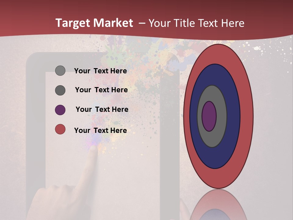 Single Sand Retirement PowerPoint Template