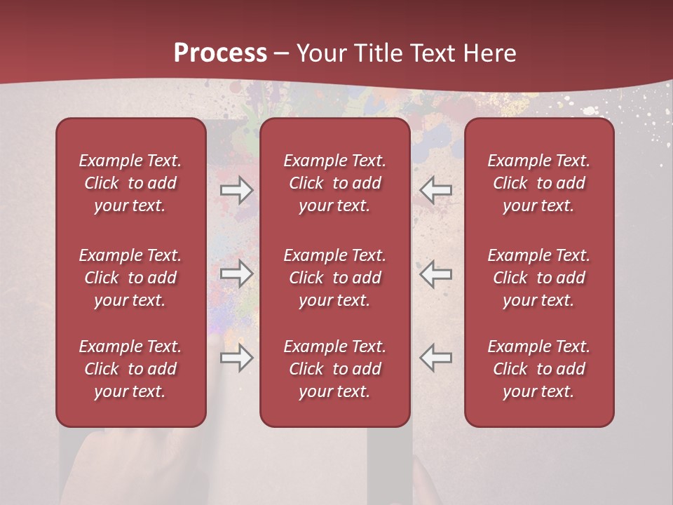 Single Sand Retirement PowerPoint Template