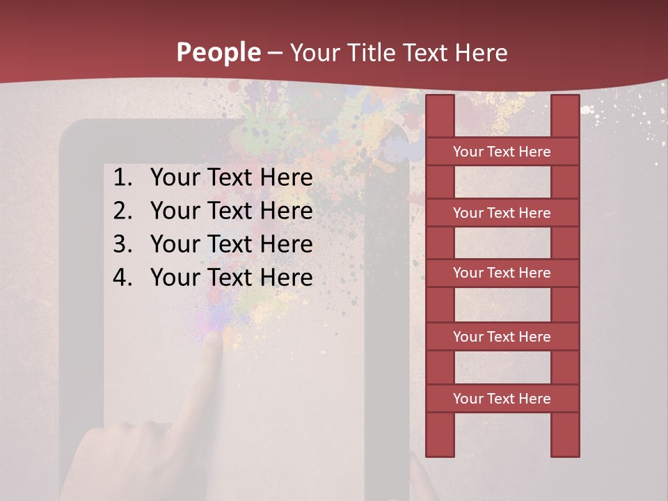 Single Sand Retirement PowerPoint Template