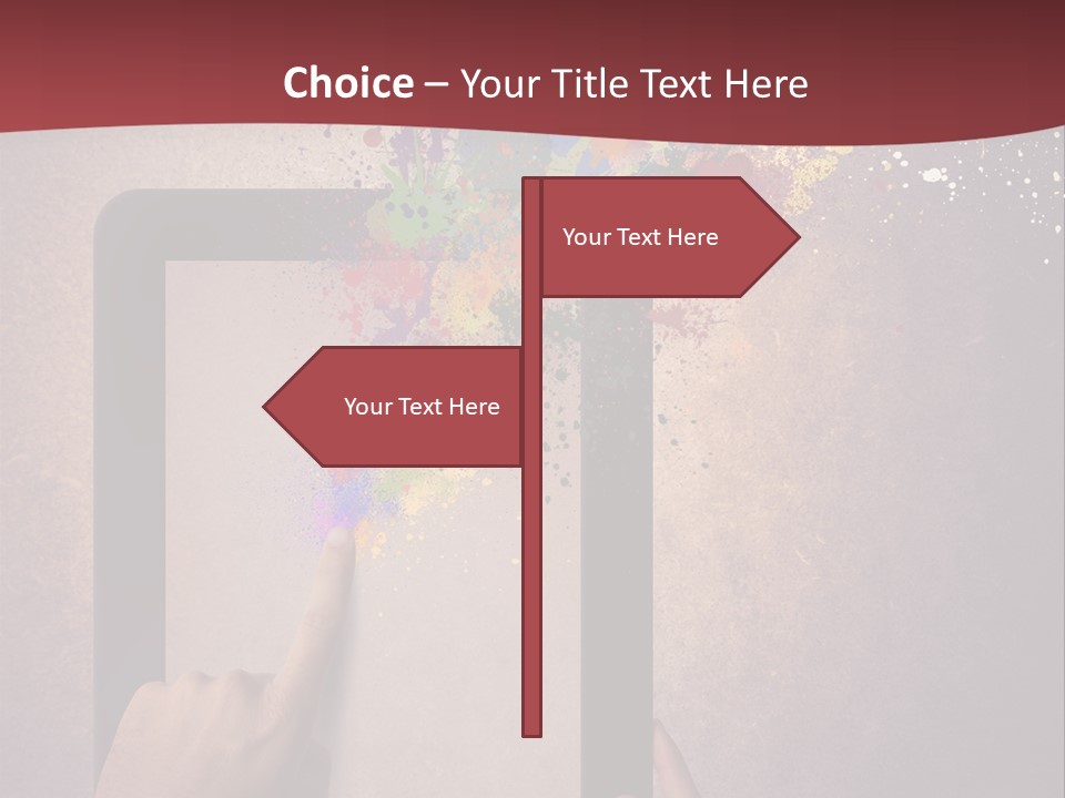 Single Sand Retirement PowerPoint Template
