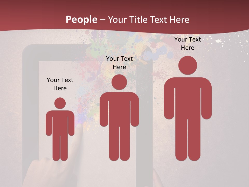 Single Sand Retirement PowerPoint Template