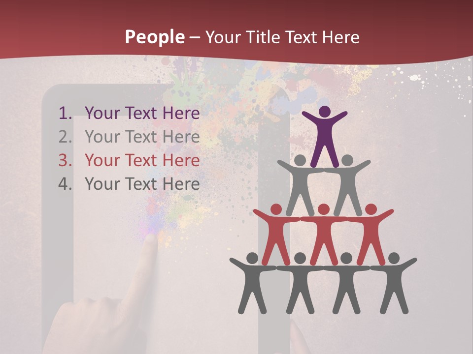 Single Sand Retirement PowerPoint Template