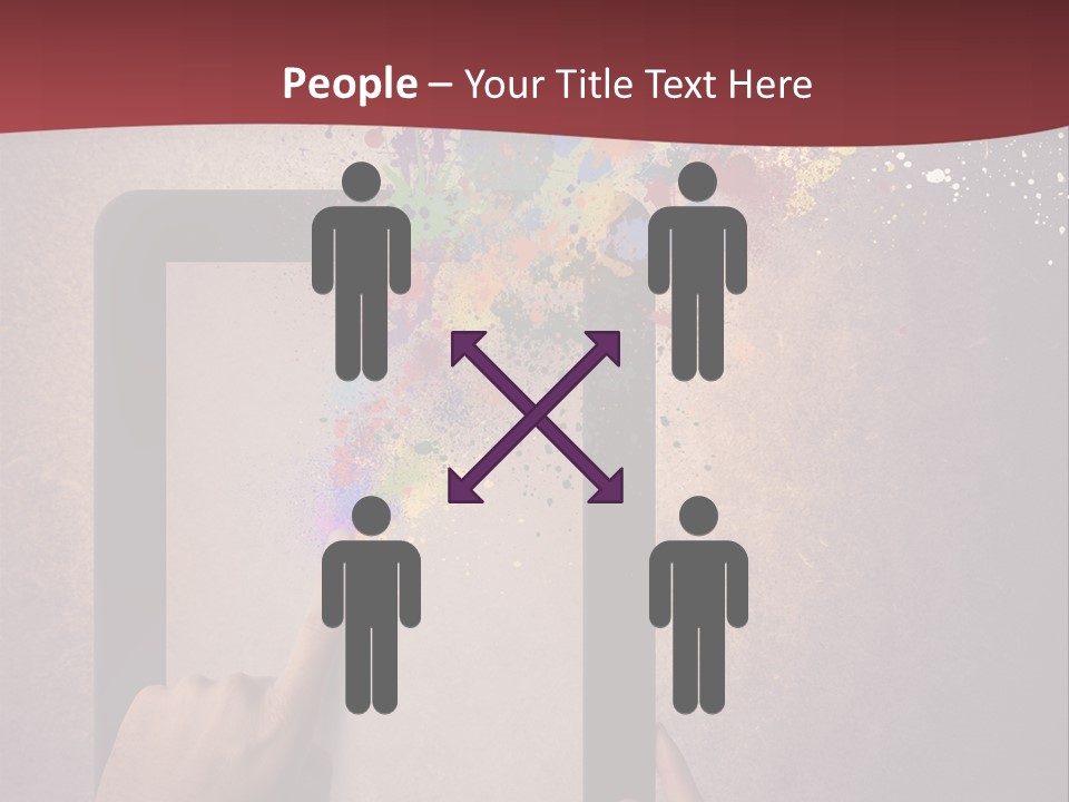 Single Sand Retirement PowerPoint Template