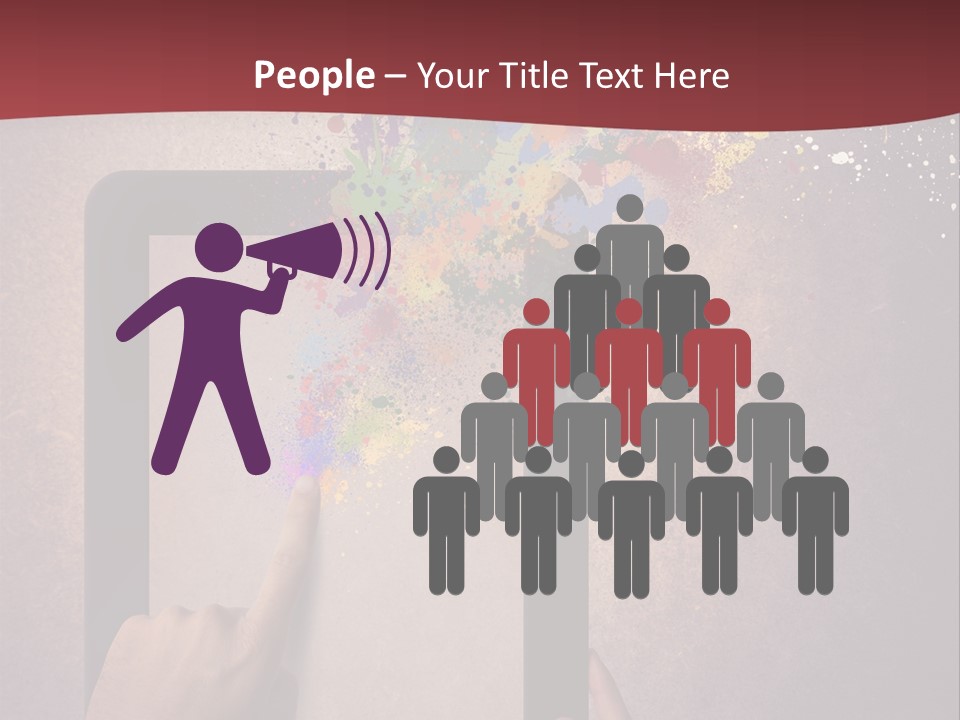 Single Sand Retirement PowerPoint Template