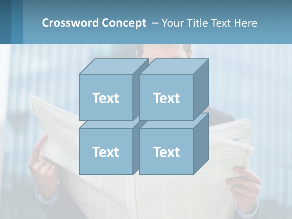 Water Sad Elderly PowerPoint Template