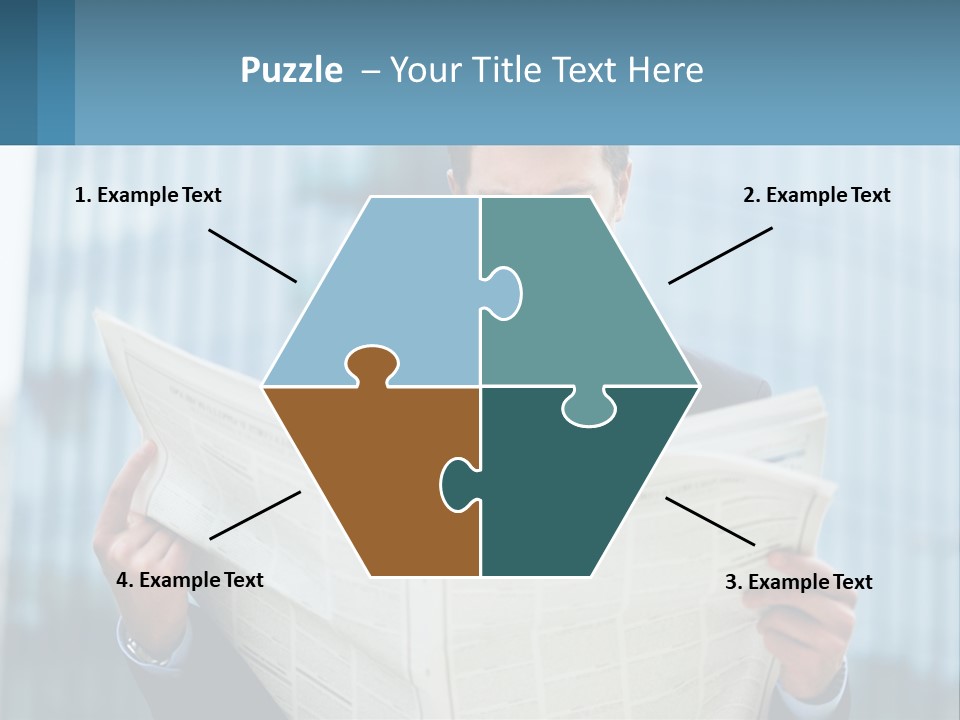 Water Sad Elderly PowerPoint Template