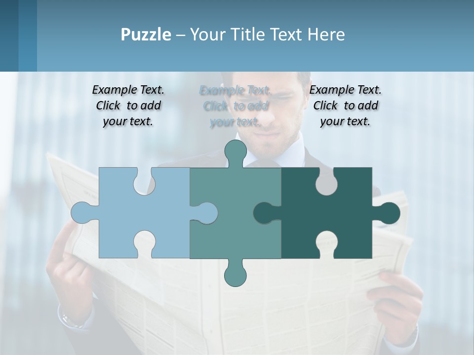 Water Sad Elderly PowerPoint Template