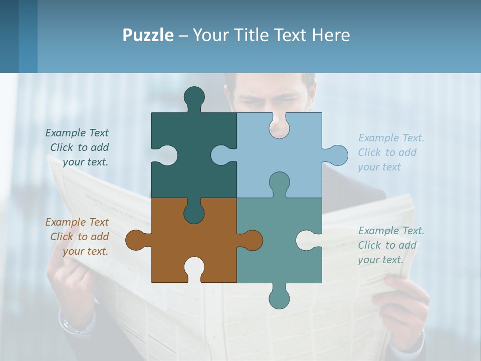 Water Sad Elderly PowerPoint Template