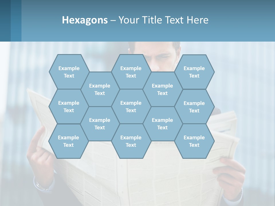 Water Sad Elderly PowerPoint Template