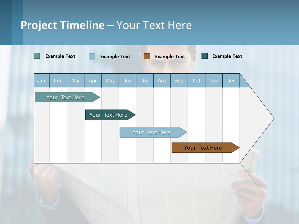 Water Sad Elderly PowerPoint Template