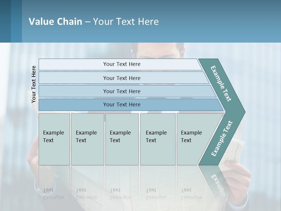 Water Sad Elderly PowerPoint Template