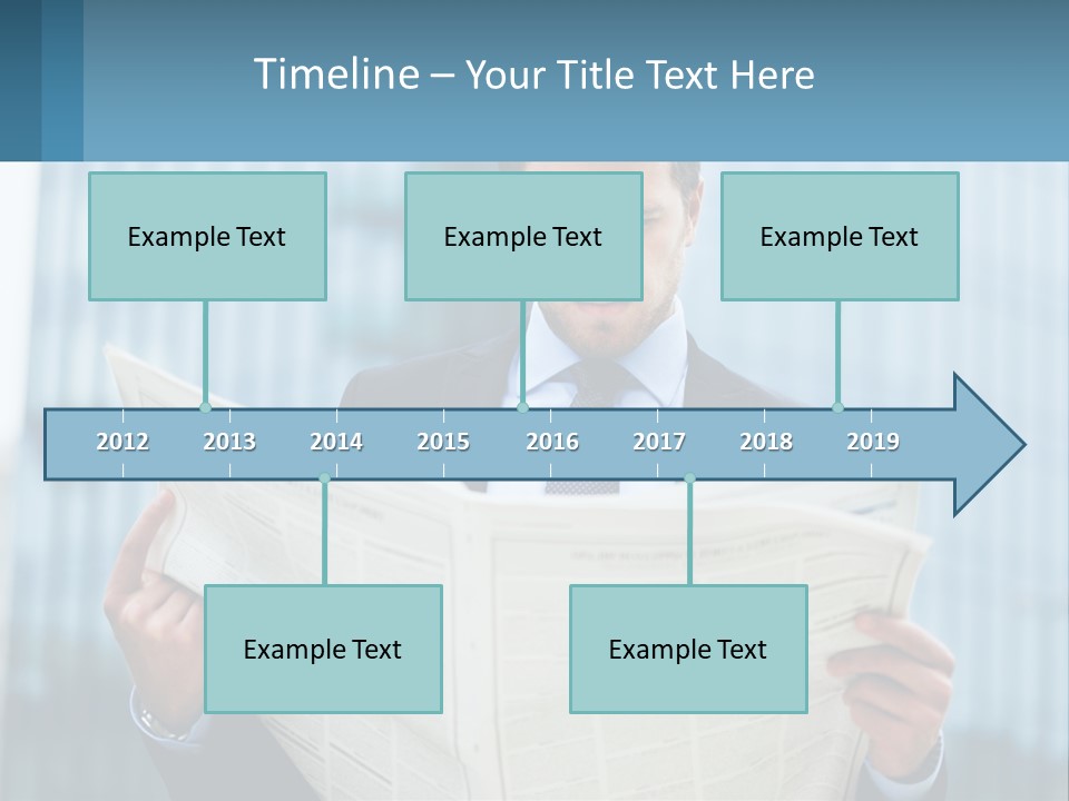 Water Sad Elderly PowerPoint Template