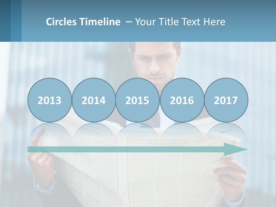 Water Sad Elderly PowerPoint Template