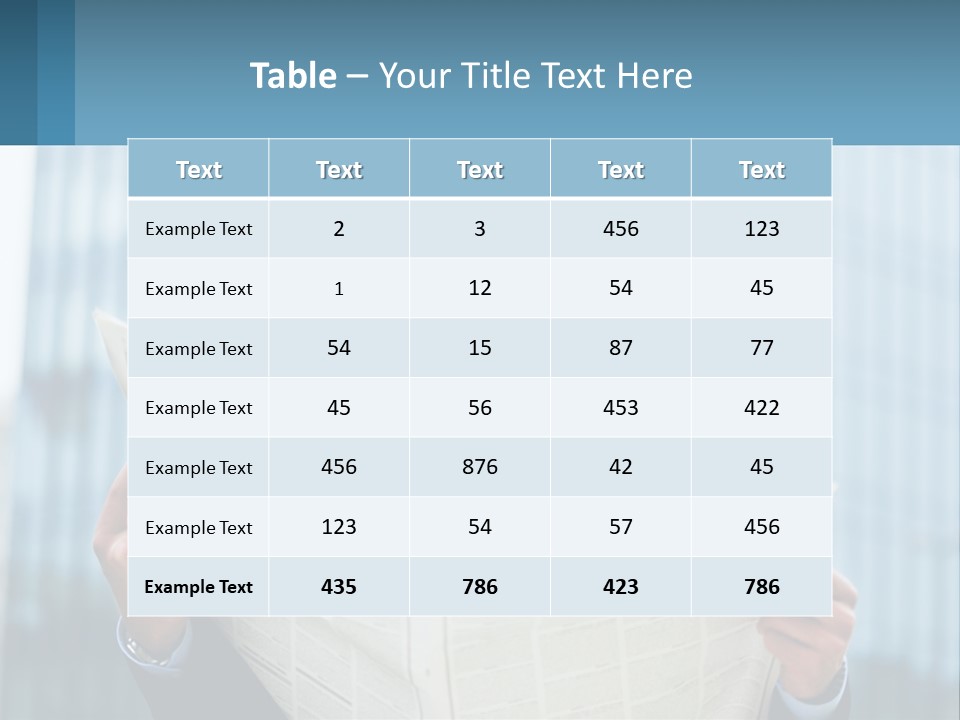 Water Sad Elderly PowerPoint Template