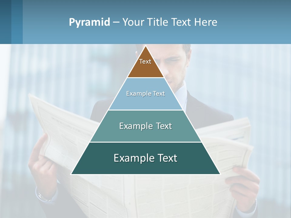 Water Sad Elderly PowerPoint Template