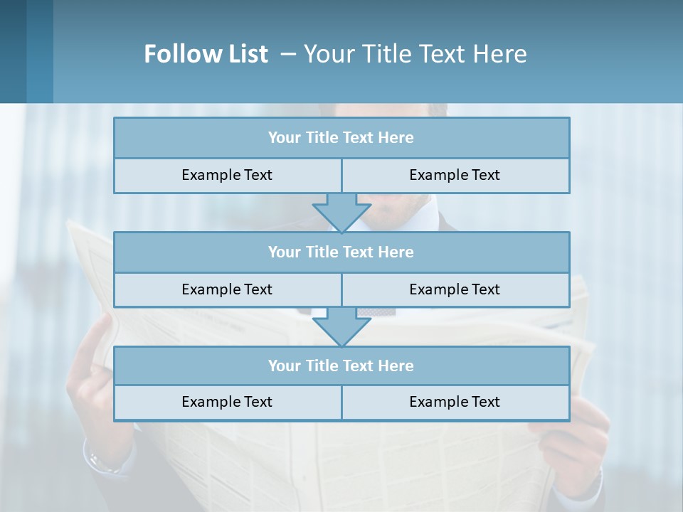 Water Sad Elderly PowerPoint Template