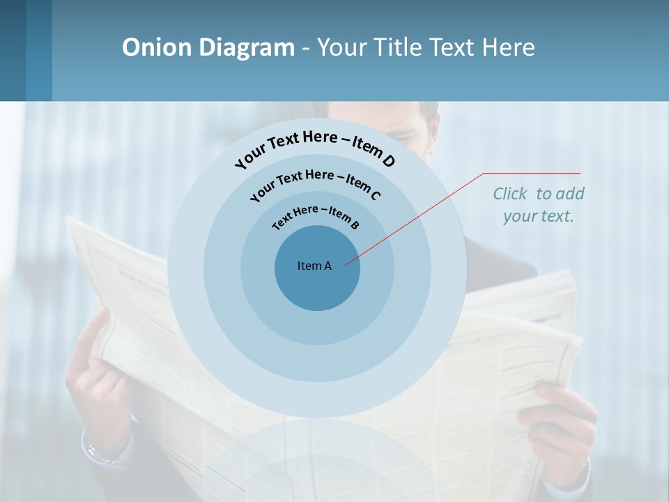 Water Sad Elderly PowerPoint Template