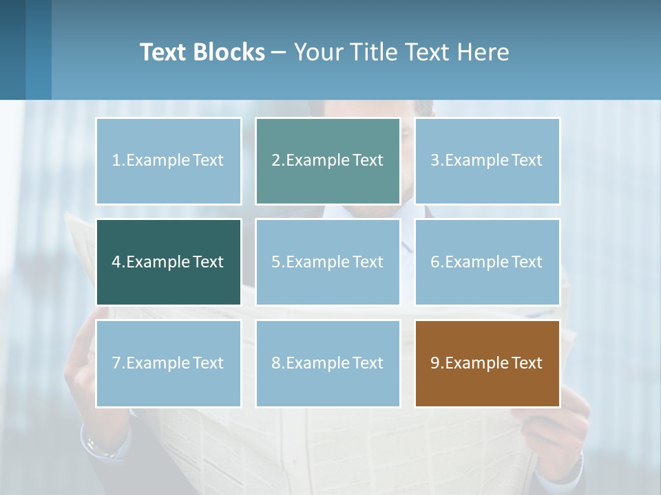 Water Sad Elderly PowerPoint Template