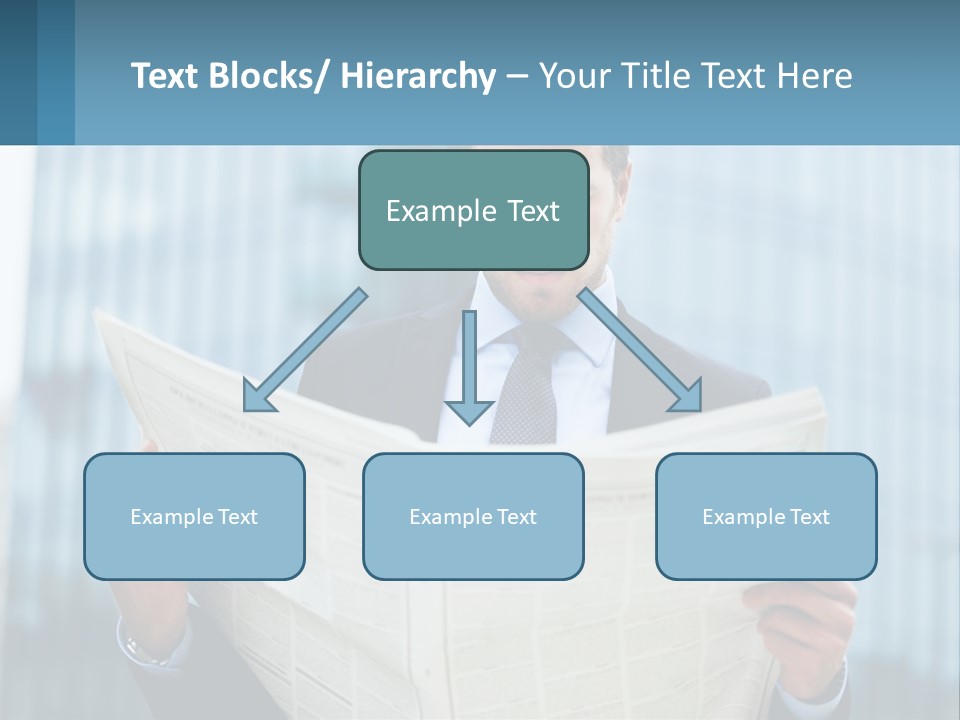 Water Sad Elderly PowerPoint Template