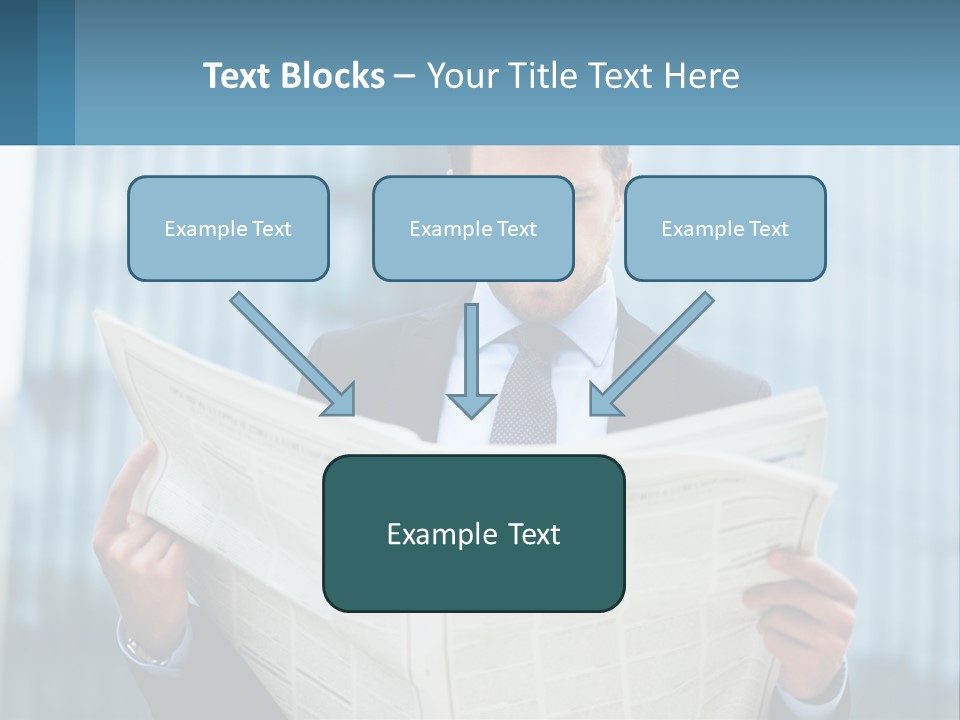 Water Sad Elderly PowerPoint Template