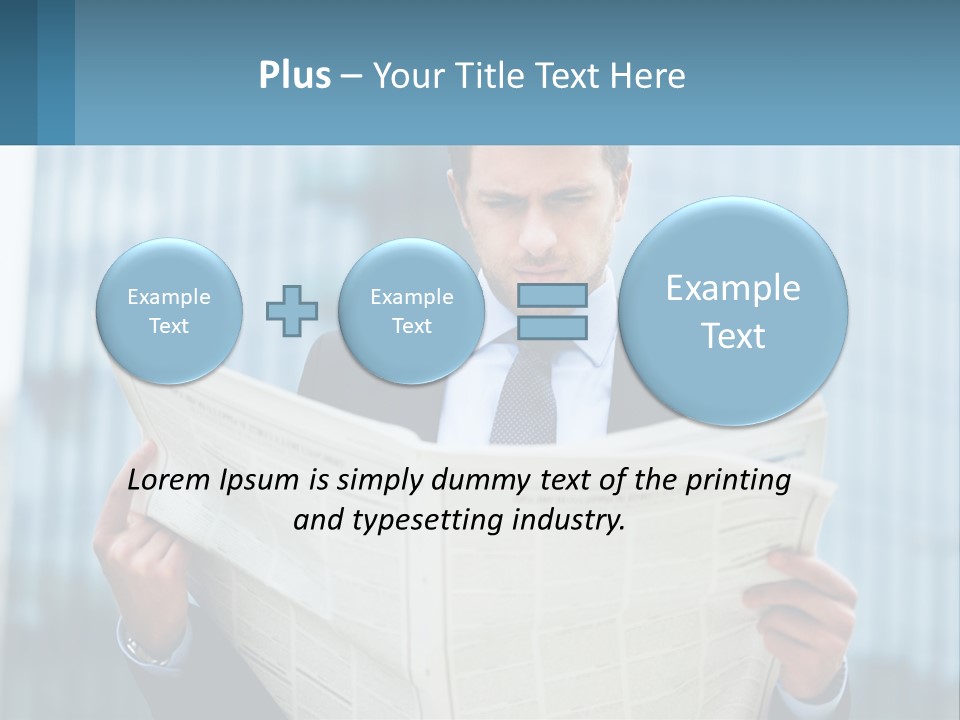 Water Sad Elderly PowerPoint Template