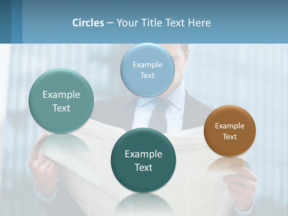 Water Sad Elderly PowerPoint Template