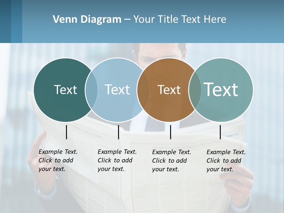 Water Sad Elderly PowerPoint Template