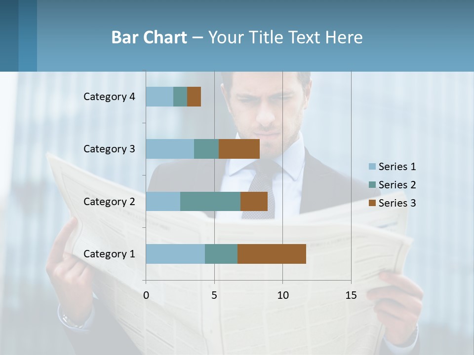 Water Sad Elderly PowerPoint Template
