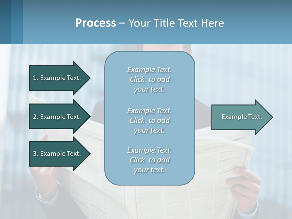 Water Sad Elderly PowerPoint Template