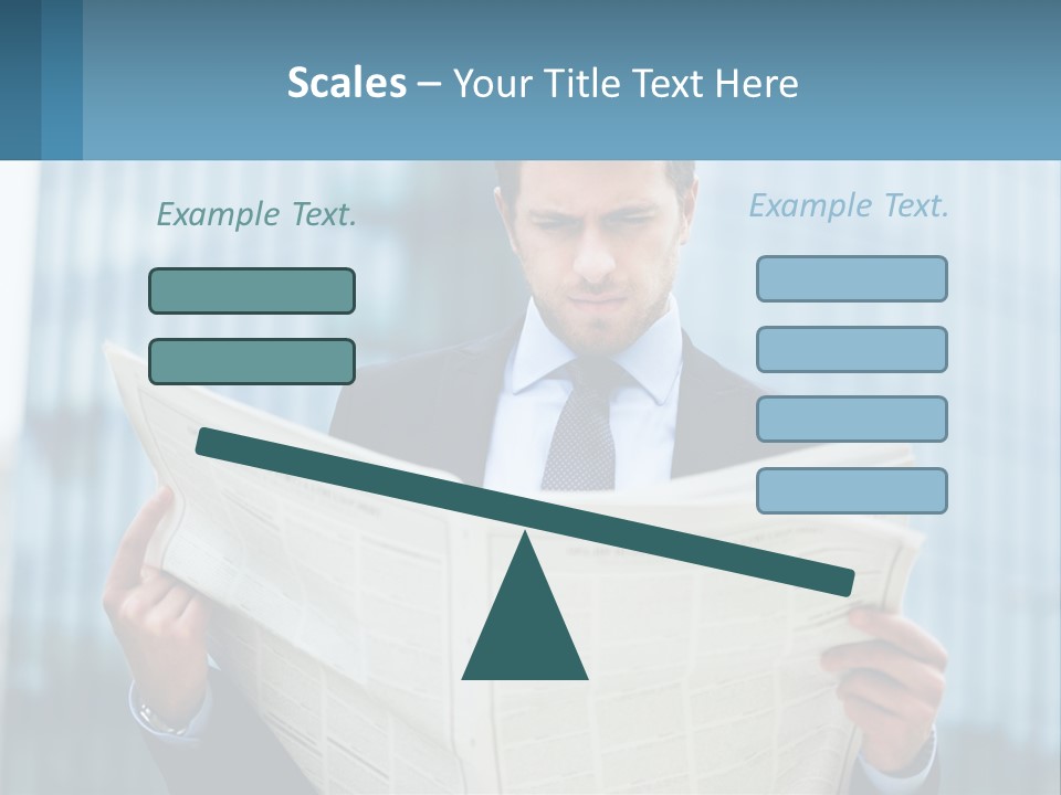 Water Sad Elderly PowerPoint Template